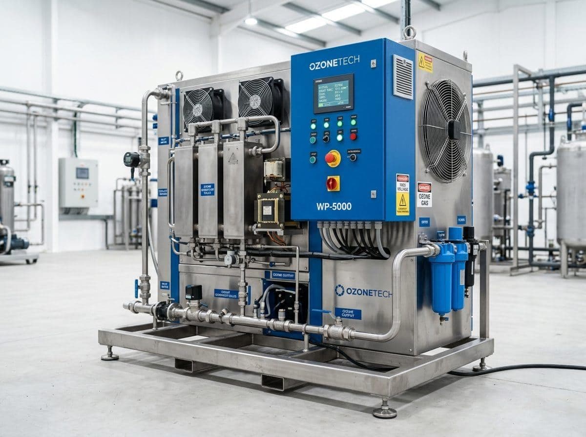 Precision Ozone Dissolution Unit Ensuring Multi-Plant Sterility Standards